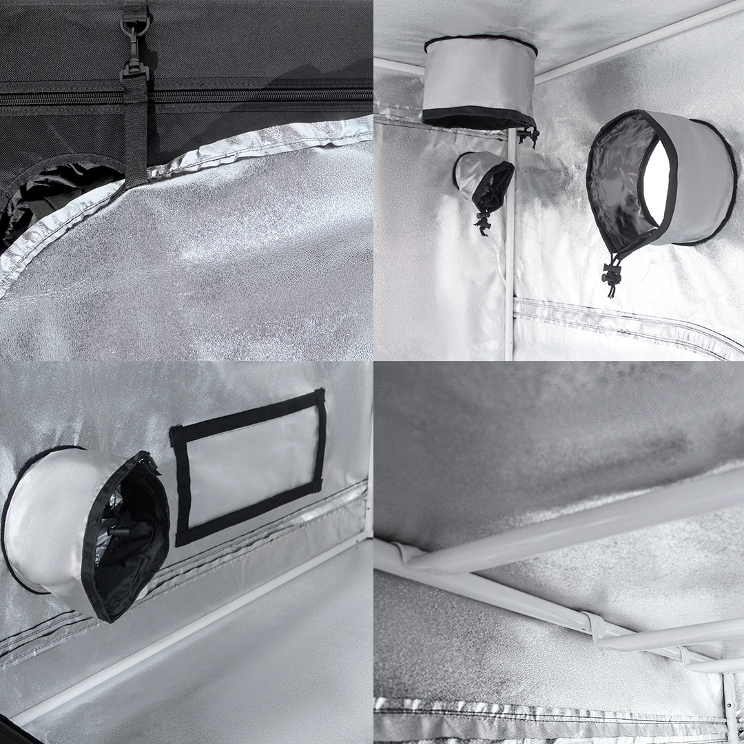 Kit de Cultivo: LED 320W LM281B+ Pro + Estufa Cultlight 100x100x200cm (6 a 16 plantas) - Image 9