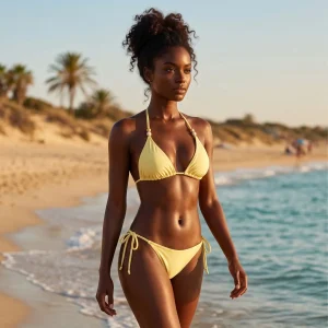 Biquíni Completo Mia Amarelo Manteiga